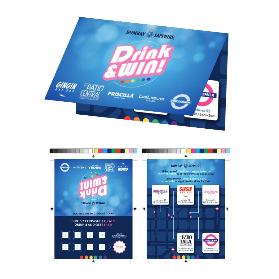 Díptico fidelización Grupo Believe