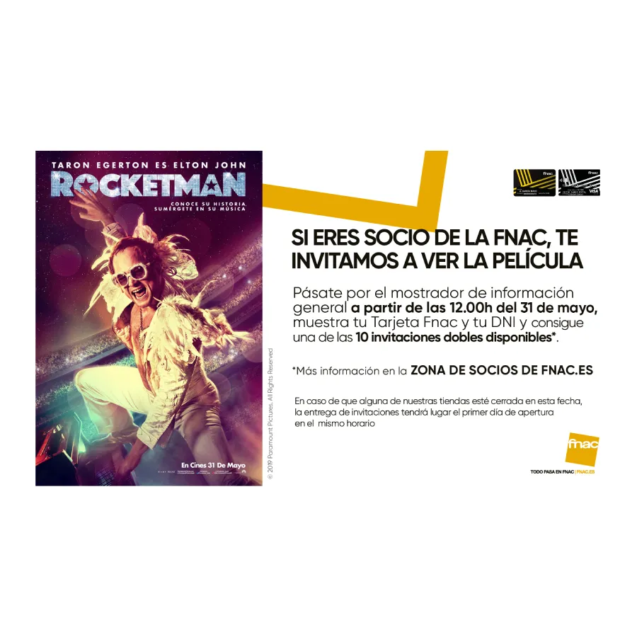Concurso Rocketman para Fnac