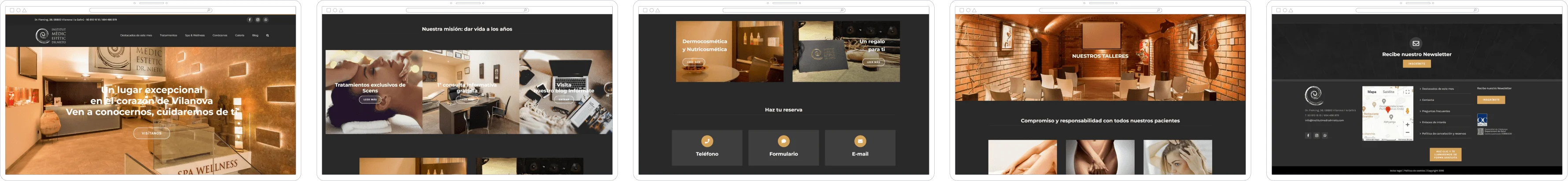 web Institut Mèdic Estètic Dr. Nieto